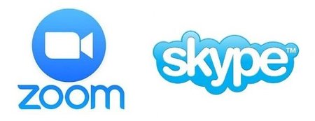 HOME . zoom and skype